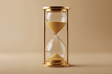 Open hourglass design concept - managing time efficiently