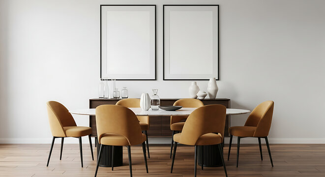 A sleek and modern rectangular mirror with a black frame, reflecting light and adding a touch of elegance to any space isolated on transparent background perfect for interior design and home decor