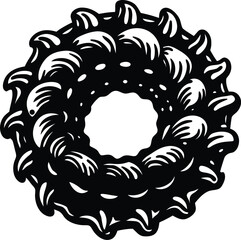 Vibrant abstract swirls of color representing creative energy flow and dynamic movement isolated on transparent background