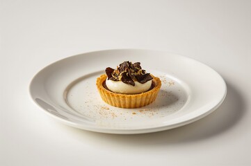 Deluxe Pastry Shell Filled with Cream and Black Truffle