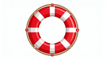 Life buoy lifebelt icon vector illustration isolated on white background safety and rescue design