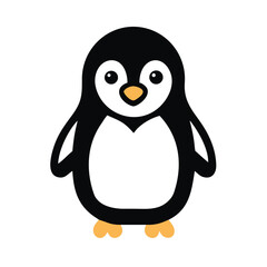 Obraz premium Vector icon of an adorable penguin, cartoon style.