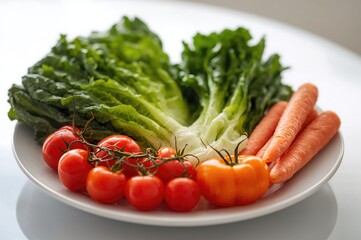 Crisp and nutritious veggies prepared for consumption