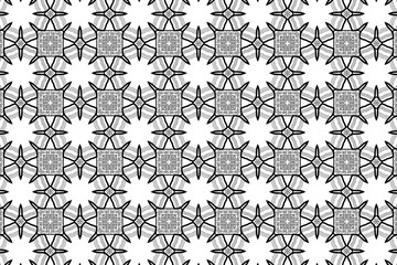 The elegant seamless vintage floral damask pattern vector illustration offers a sophisticated ornament for wallpaper or textile designThe elegant seamless vintage floral damask pattern vector illustra