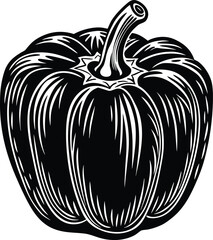 A striking black image displaying absence of content or a placeholder isolated on transparent background