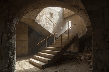 From the historic steps