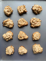 homemade delicious  cookies, natural sunlight