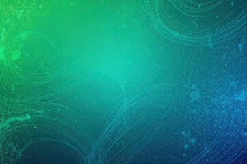 Glowing gradient noise texture in green and blue for website banner