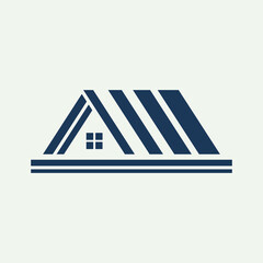 Modern Roofline Logo for Real Estate and Construction Branding | Elegant Home Roof Logo for Architecture and Property Firms | Clean Residential Roof Design for Real Estate Identity | Clean house roof