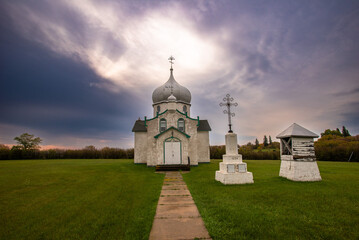 Old Ukrainian church in Saskatchewan