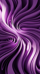 Fototapeta premium Elegant swirling purple abstract background with smooth flowing waves and dramatic light creating a sense of depth and motion for modern design projects