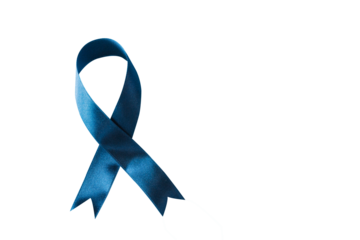 Blue satin ribbon blue november