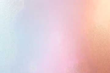 Fototapeta premium Dreamy Pastel Rainbow Gradient Background with a Subtle Watercolor Paper Texture, Blending Soft Blue, Pink, and Peach Hues for an Ethereal Aesthetic