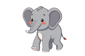 Fototapeta premium elephant illustration adorable graphic vector clipart