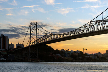 detalhe da ponte de  Florianópolis Santa Catarina Brasil Florianopolis