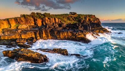 Dramatic coastal scene at sunrise (1)
