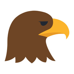 Bald Eagle Head Vector – Patriotic American Symbol for Veterans Day, Independence Day, and Military Designs