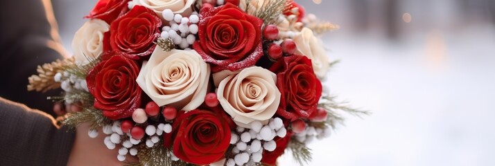 An Elegant Rose Bouquet Perfect for All Romantic Occasions Such as Weddings and More