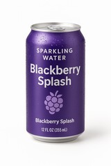 Fake Product Image Can of Sparkling Water Variant Set on Blank Empty White Background Game Asset Thumbnail