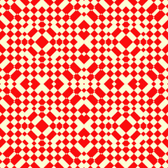 Geometric ornate. Checks, bars seamless pattern. Checkered ornament. Squares, rectangles illustration. Tiles wallpaper. Ethnic motif. Mosaics background. Digital paper. Embroidery textile print.