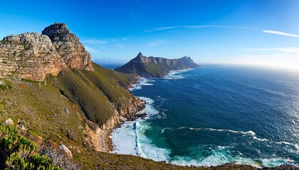 Fototapeta premium cape point and cape of good hope south africa