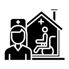 Nursing Home Vector Icon