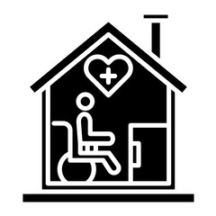 Nursing Home Vector Icon