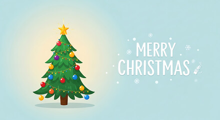 christmas tree illustration