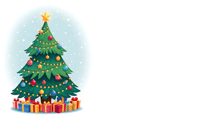 christmas tree illustration