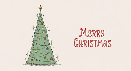 christmas tree illustration