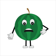 Cartoon watermelon