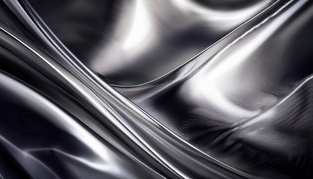 elegant chrome silver texture with soft glowing edges and a high end feel