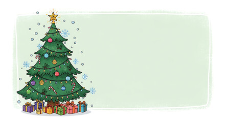 christmas tree illustration