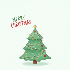 christmas tree illustration