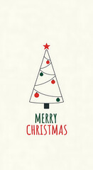 christmas tree illustration