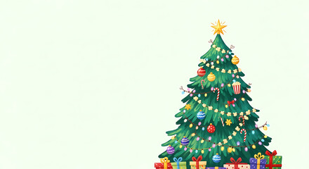 christmas tree illustration