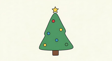 christmas tree illustration