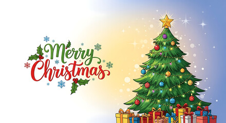 christmas tree illustration