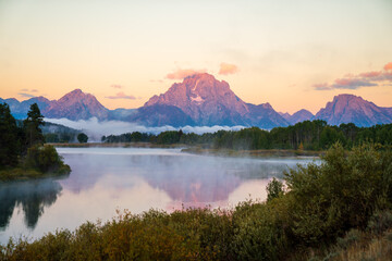 Sunrise Mount Moran Oxbow Bend