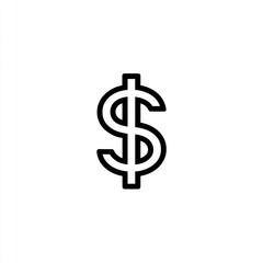 Fototapeta premium Dollar sign icon