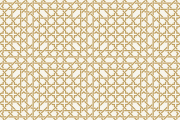 Seamless geometric pattern in authentic arabian style.