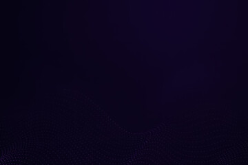 Micro-mesh dots — purple grid wave on dark