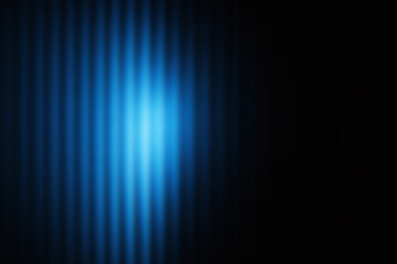 Linear blue light — centered beam with soft falloff