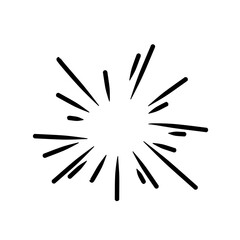 Comic cartoon boom speed effect, explosive motion line. Comic explosion, explosive smoke, cartoon vector icon speed line. Sketch action effect sketch sketch sketch sketch sketch hand drawn. Vector ill