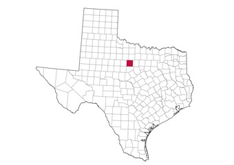 Location Of Stephens County in Texas Map, USA