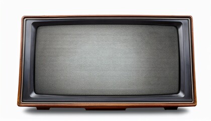 static retro tv display isolated on transparent or white background