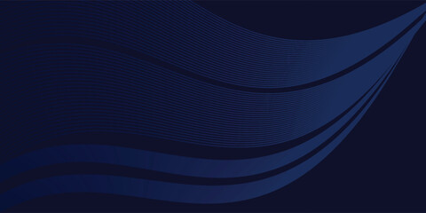 Premium background design with diagonal dark blue line pattern. Vector horizontal template for digital lux business banner, contemporary formal invitation, luxury voucher, prestigious gift certificate