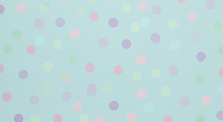Pastel polka dot pattern in soft hues for joyful designs and charming backgrounds that add a playful touch, perfect for creative projects