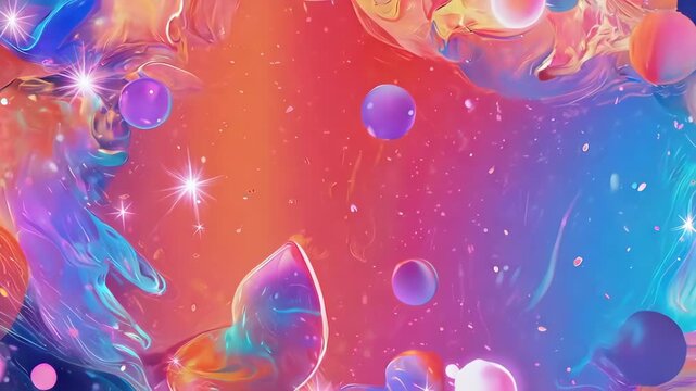 abstract colorful anime background