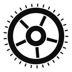 Fototapeta premium Gear Icon Element For Design